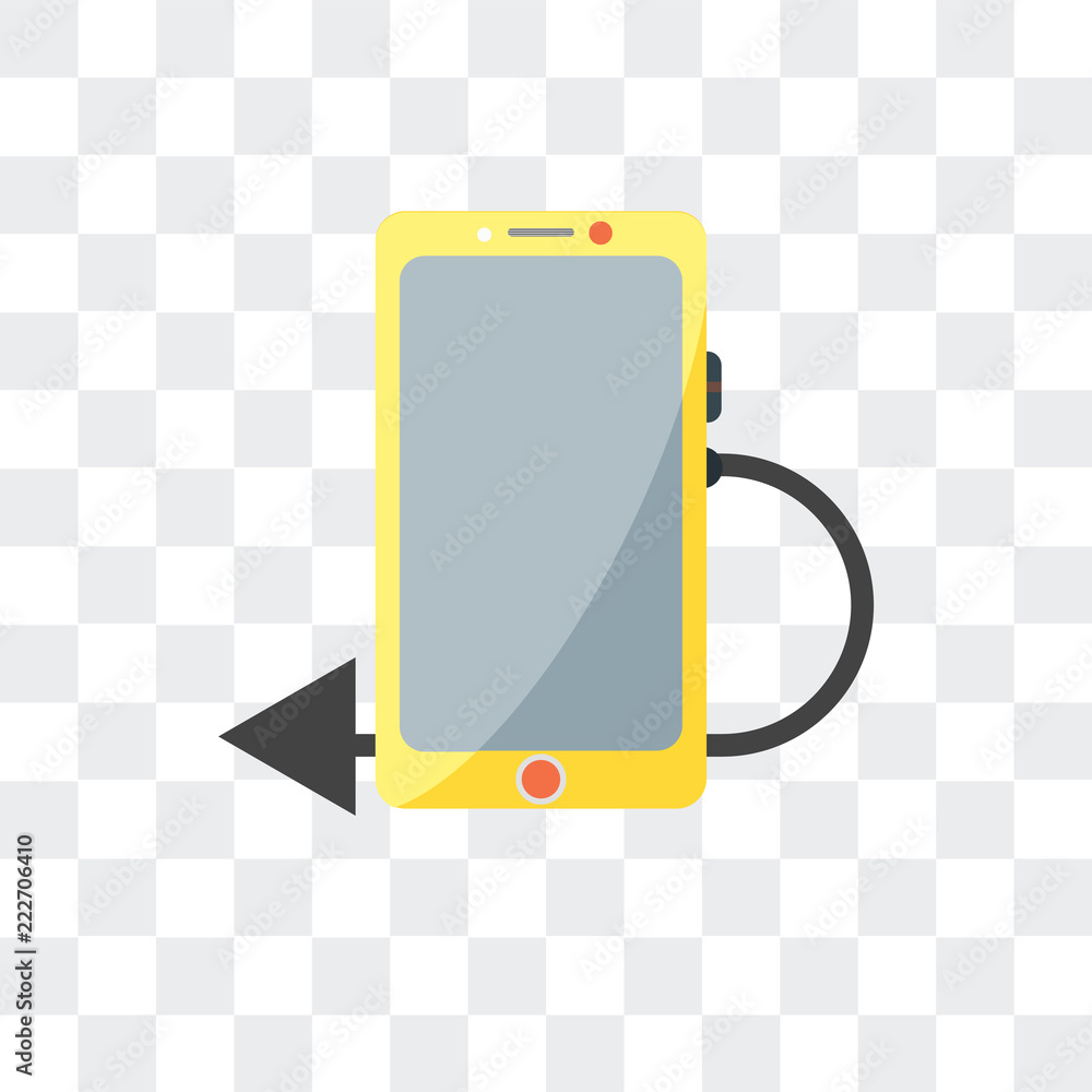 Poster left arrow icon isolated on transparent background. modern and editable left arrow icon. simple icon