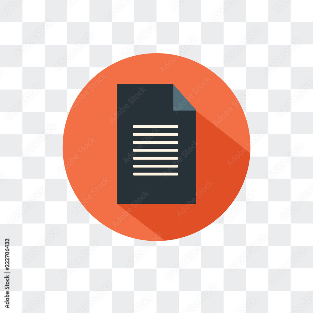 Poster text lines icon isolated on transparent background. modern and editable text lines icon. simple icon