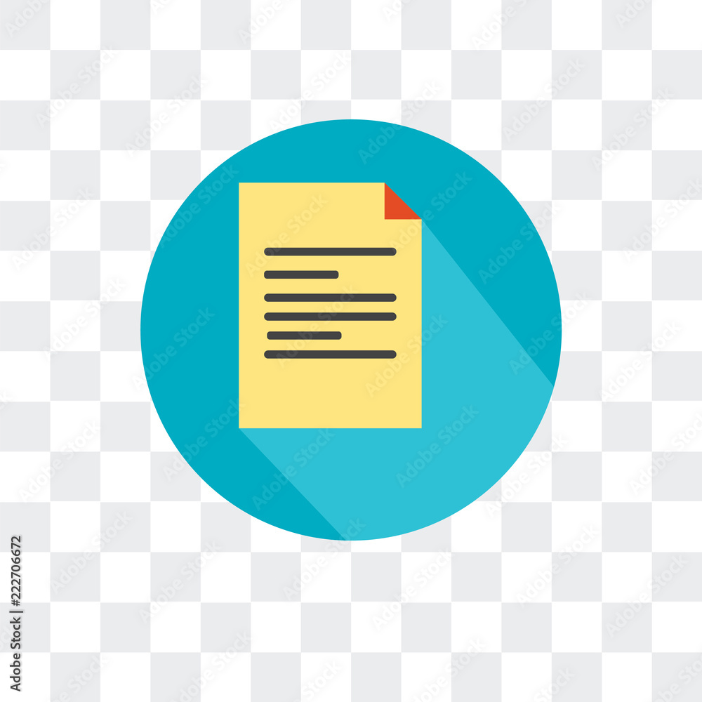 Poster text lines icon isolated on transparent background. modern and editable text lines icon. simple icon