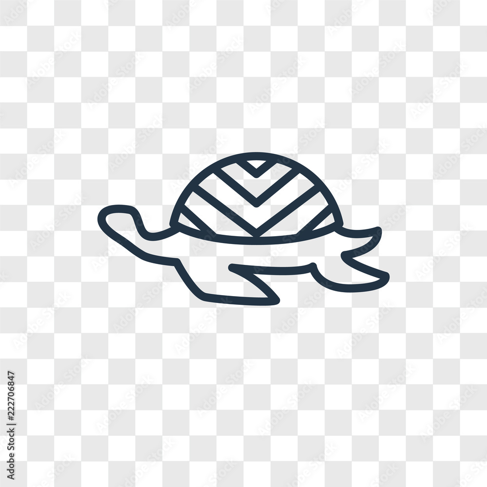 Poster tortoise icons isolated on transparent background. modern and editable tortoise icon. simple icon ve