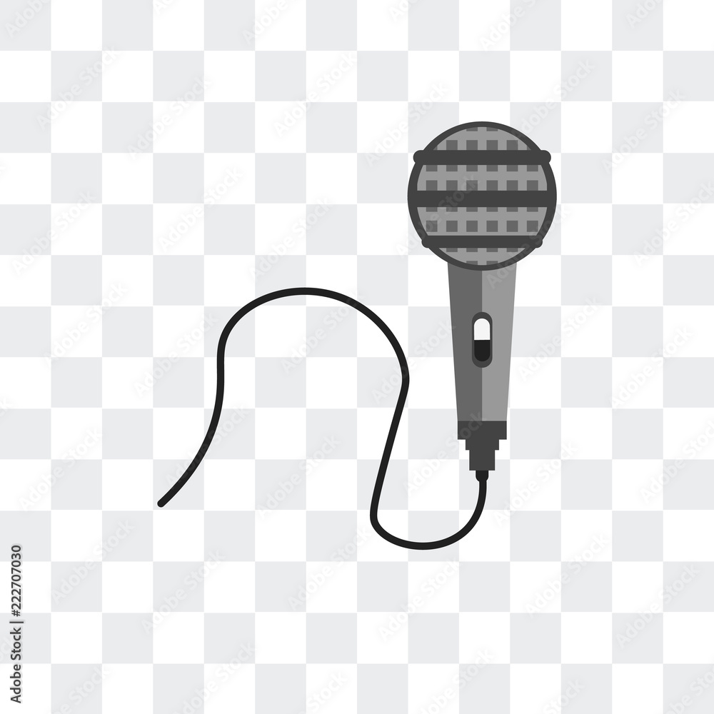 Poster voice recorder icon isolated on transparent background. modern and editable voice recorder icon. sim