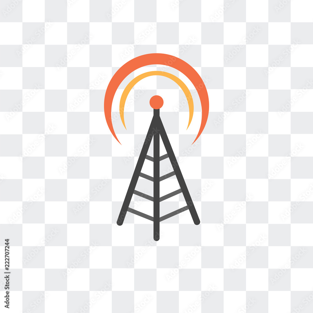 Poster wifi icon isolated on transparent background. modern and editable wifi icon. simple icons vector ill