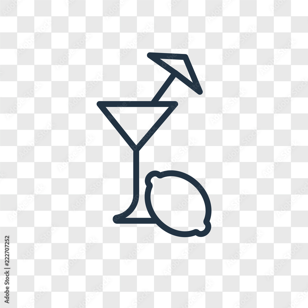 Poster lemon juice icons isolated on transparent background. modern and editable lemon juice icon. simple i