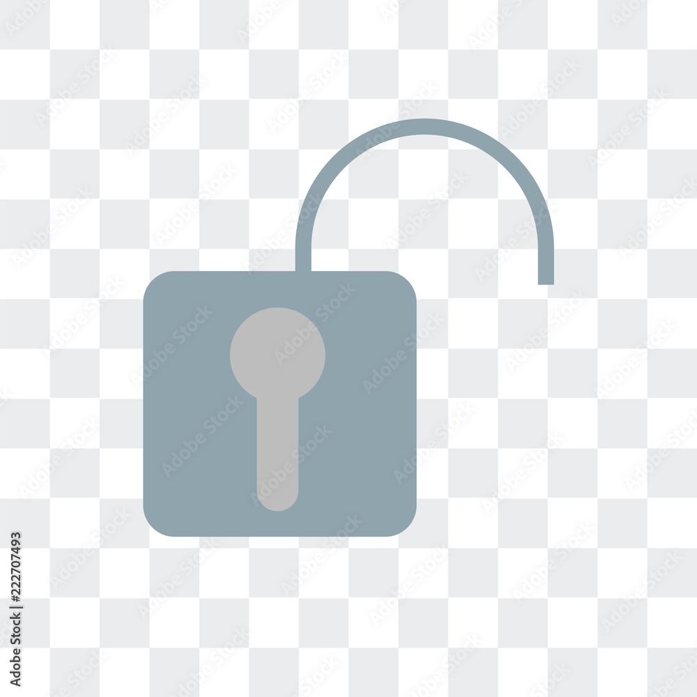 Poster security icon isolated on transparent background. modern and editable security icon. simple icons ve