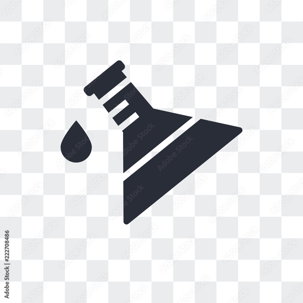 Poster florence flask icon isolated on transparent background. modern and editable florence flask icon. sim