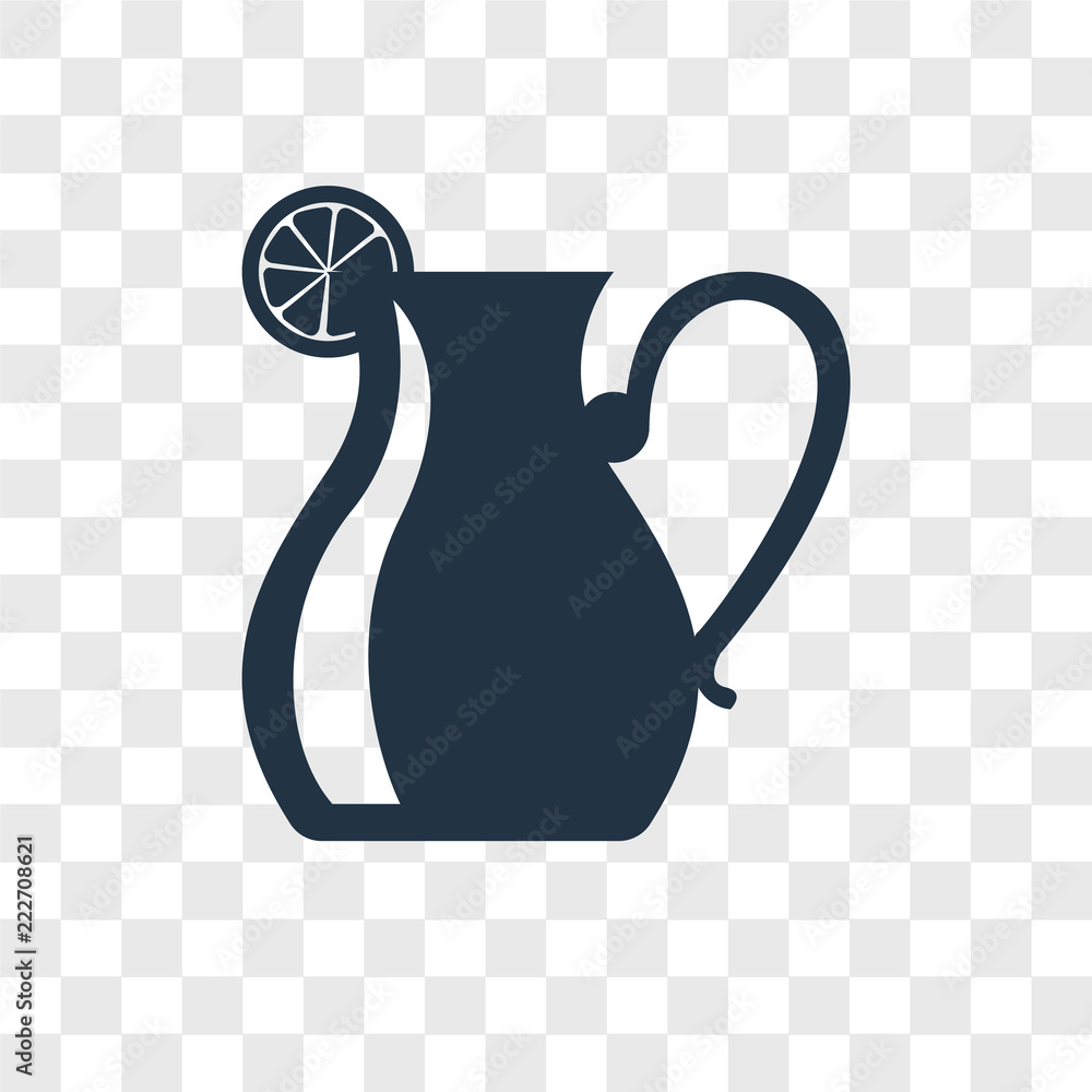 Poster juice icons isolated on transparent background. modern and editable juice icon. simple icon vector i
