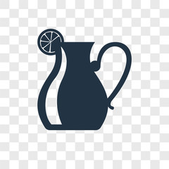 juice icons isolated on transparent background. Modern and editable juice icon. Simple icon vector illustration.