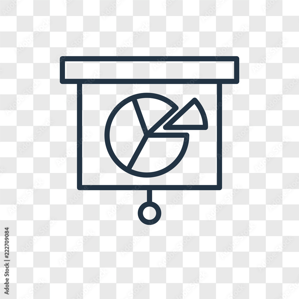 Poster analytics icons isolated on transparent background. modern and editable analytics icon. simple icon 