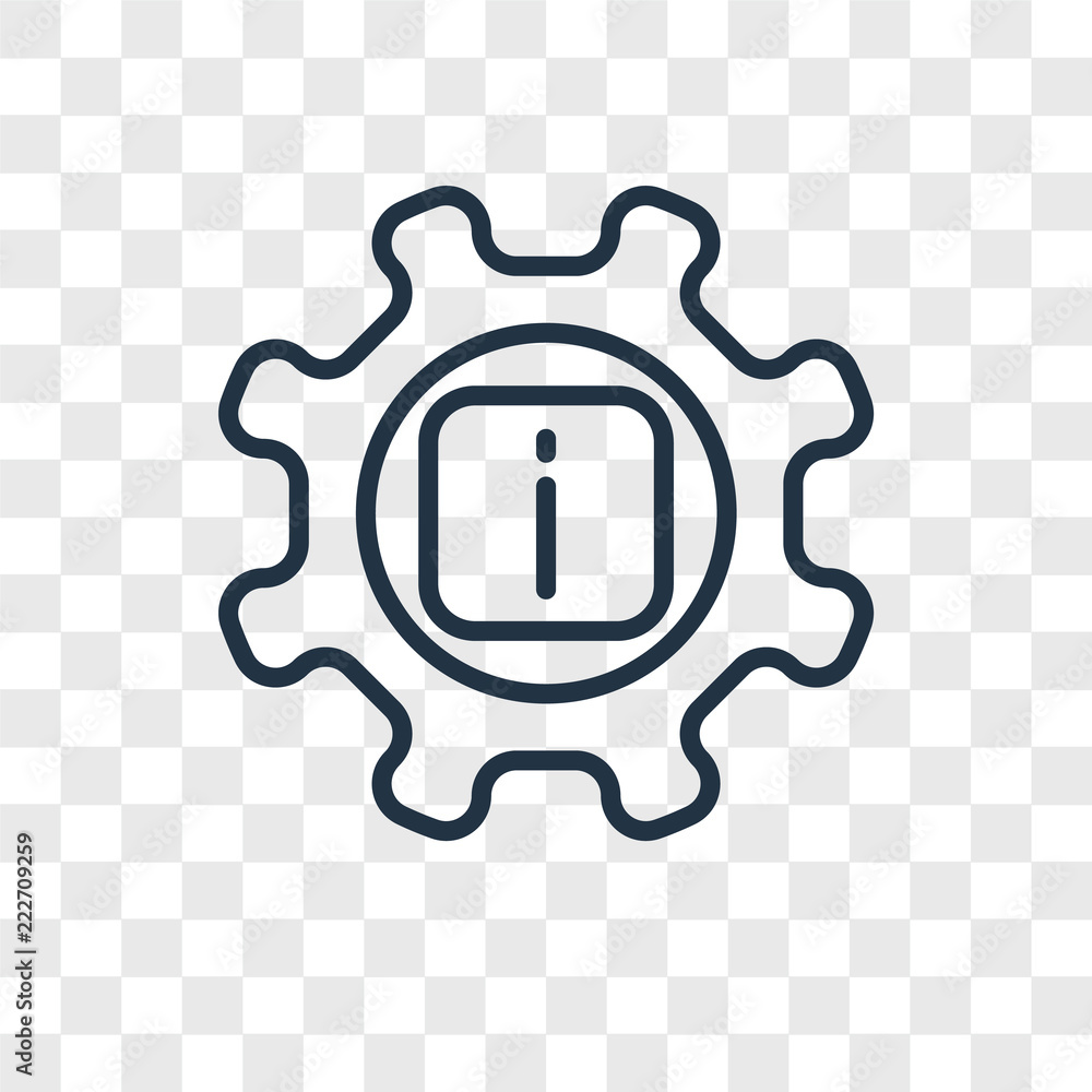 Poster info icons isolated on transparent background. modern and editable info icon. simple icon vector ill