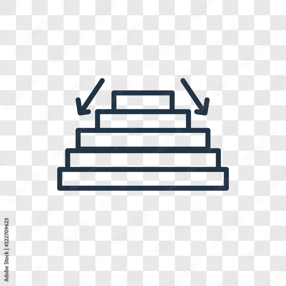 Poster fallen icons isolated on transparent background. modern and editable fallen icon. simple icon vector