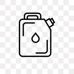 fuel icon on transparent background. Modern icons vector illustration. Trendy fuel icons
