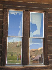 ghostly windows, Bodie ghost town state park