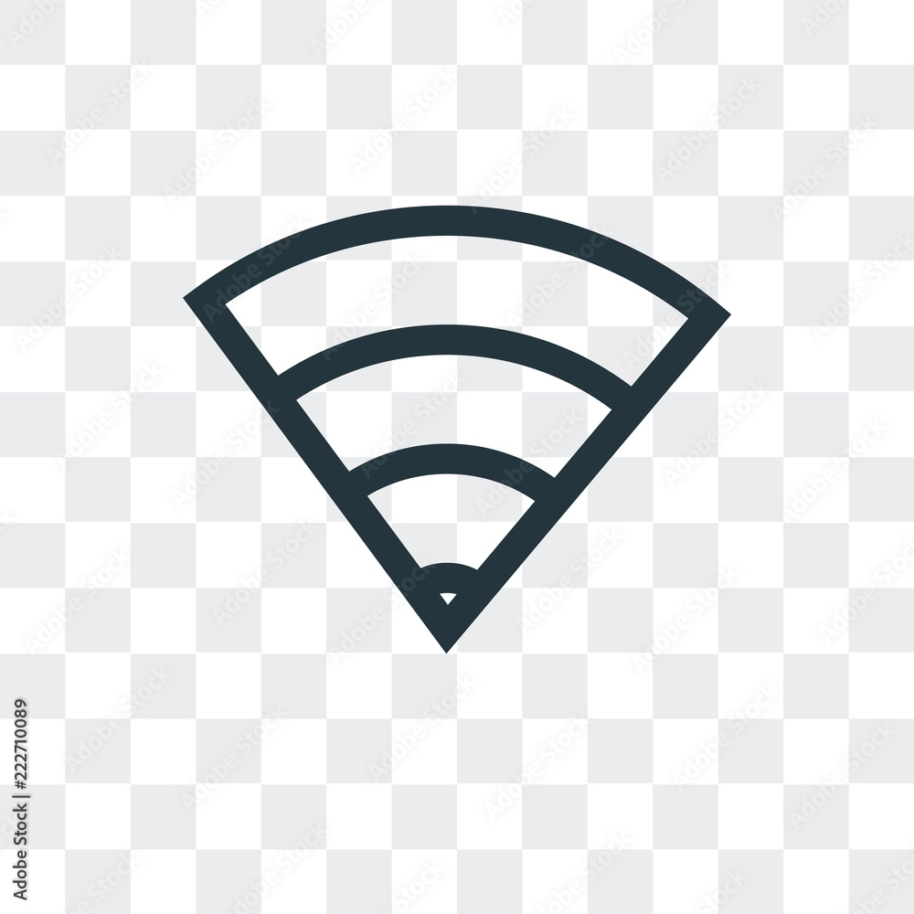 Poster wifi icon isolated on transparent background. modern and editable wifi icon. simple icons vector ill