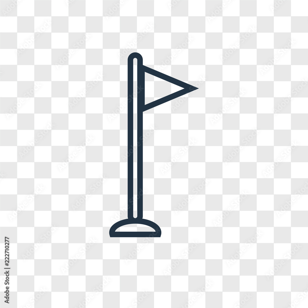 Poster flag icons isolated on transparent background. modern and editable flag icon. simple icon vector ill