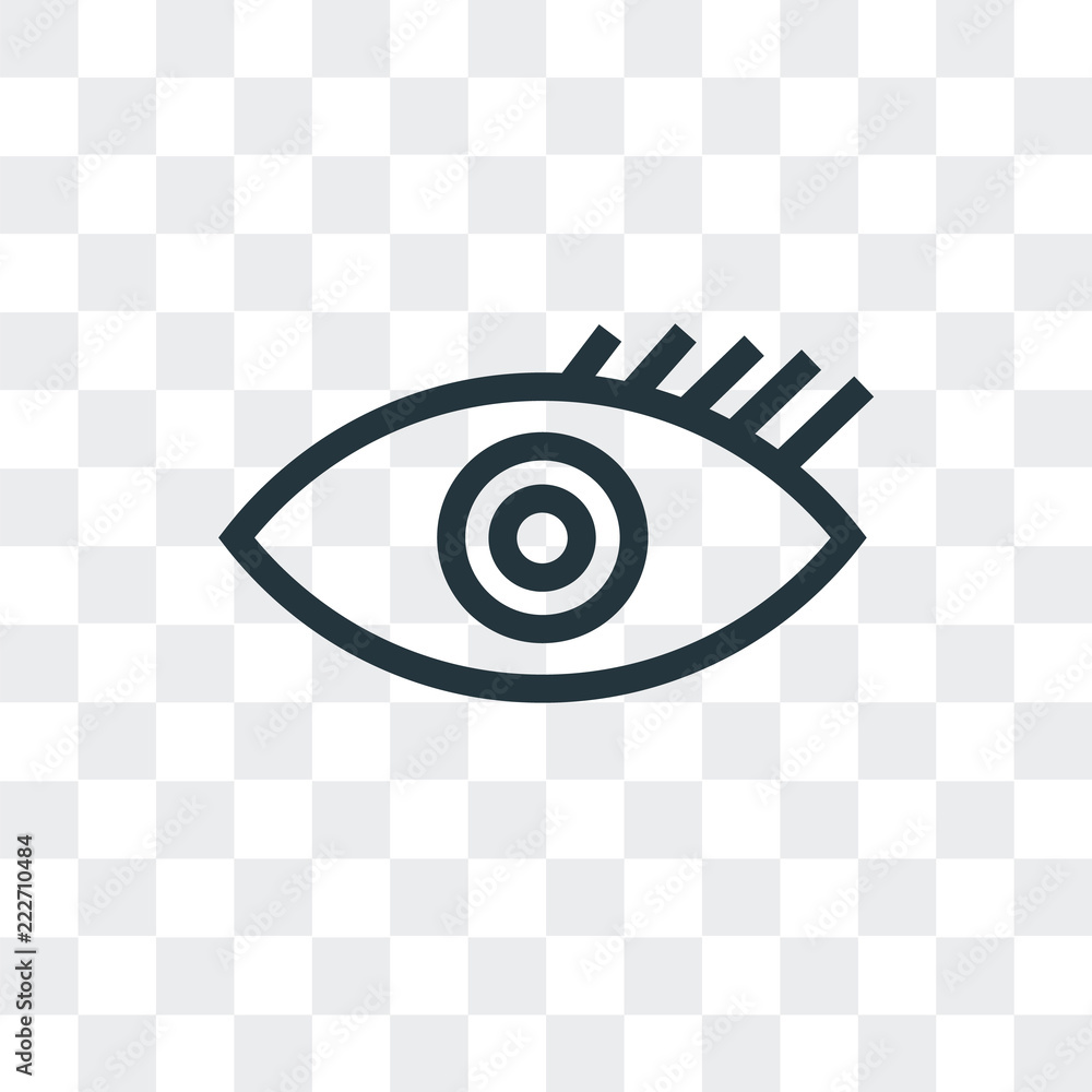 Aufkleber visible icon isolated on transparent background. modern and editable visible icon. simple icons vect