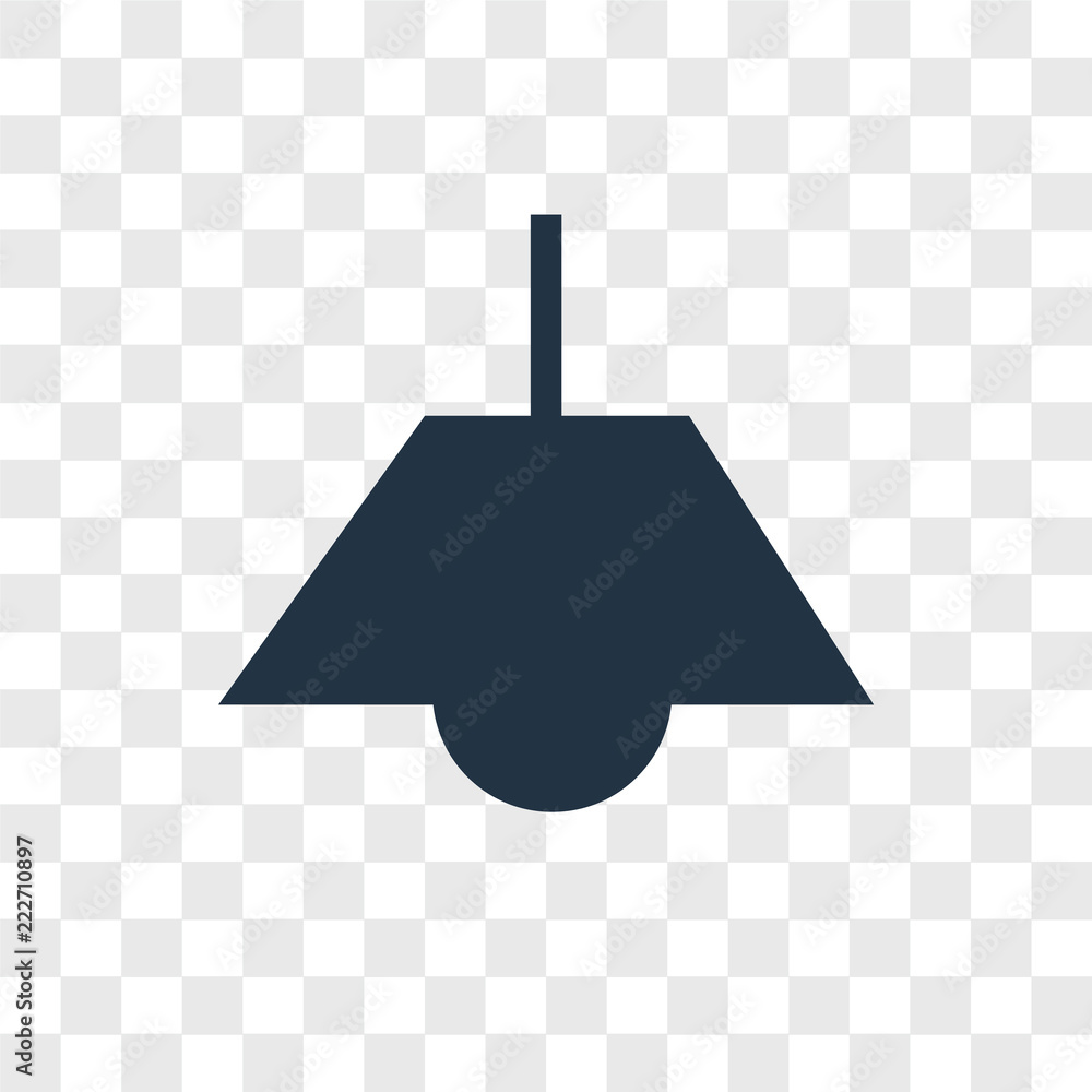 Poster lamp icons isolated on transparent background. modern and editable lamp icon. simple icon vector ill