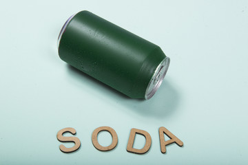 colorful aluminum soda can