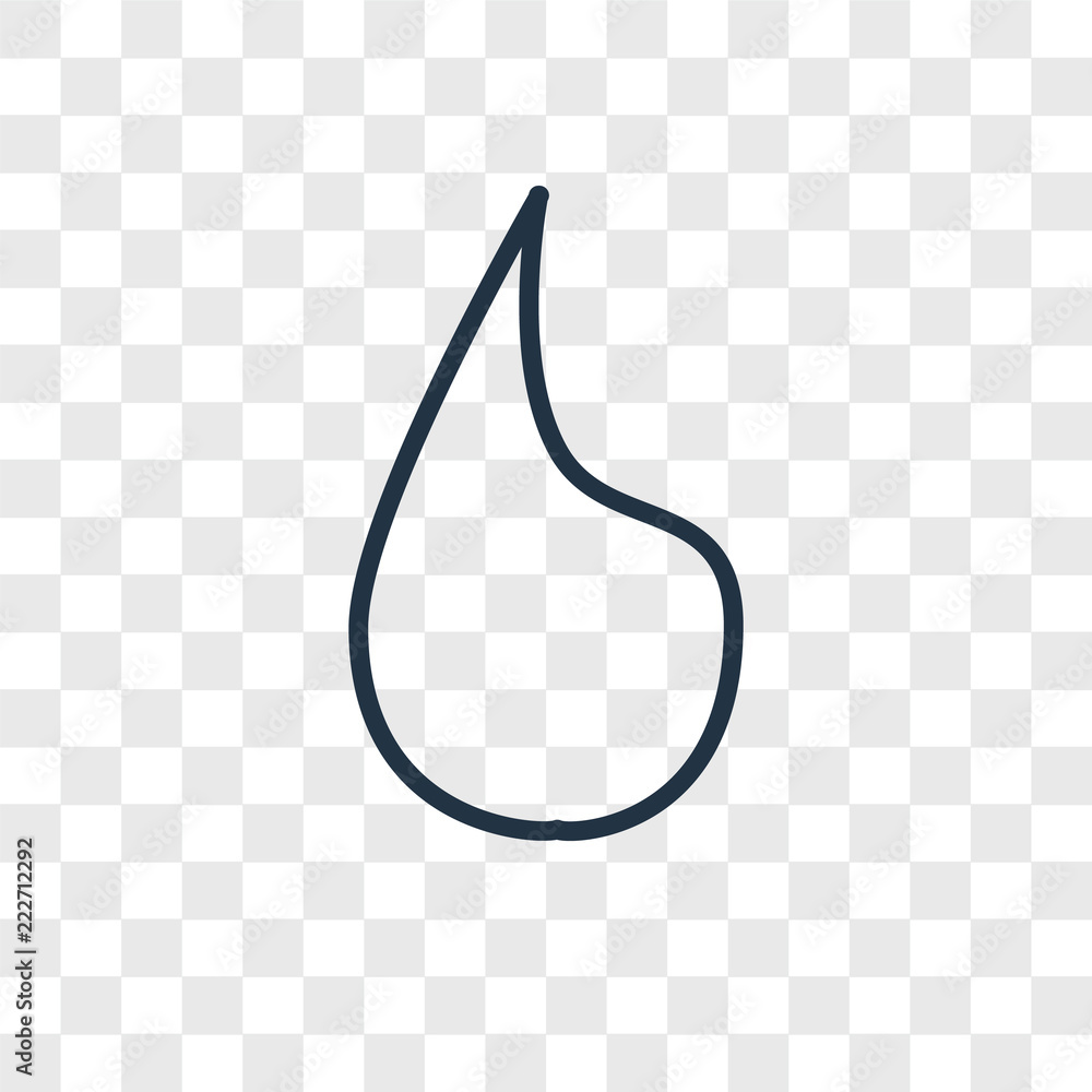 Poster drop icons isolated on transparent background. modern and editable drop icon. simple icon vector ill