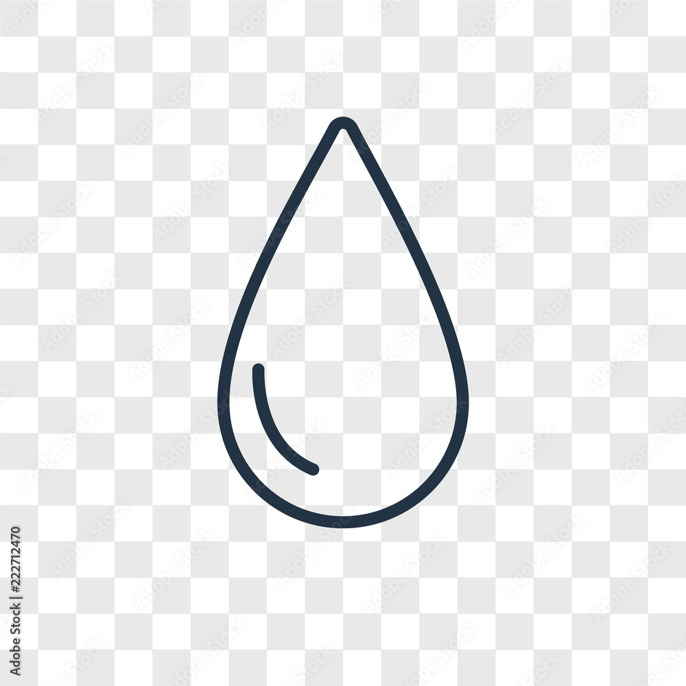 Poster drop icons isolated on transparent background. modern and editable drop icon. simple icon vector ill