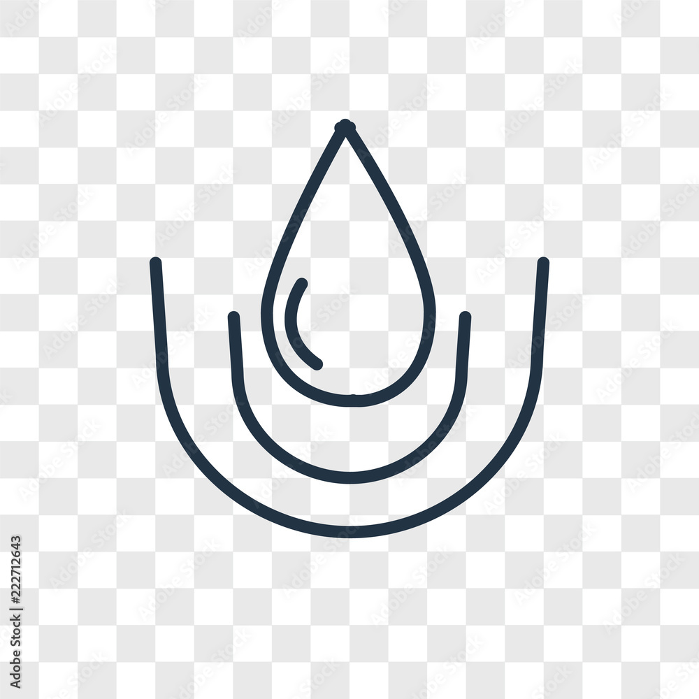Poster drop icons isolated on transparent background. modern and editable drop icon. simple icon vector ill