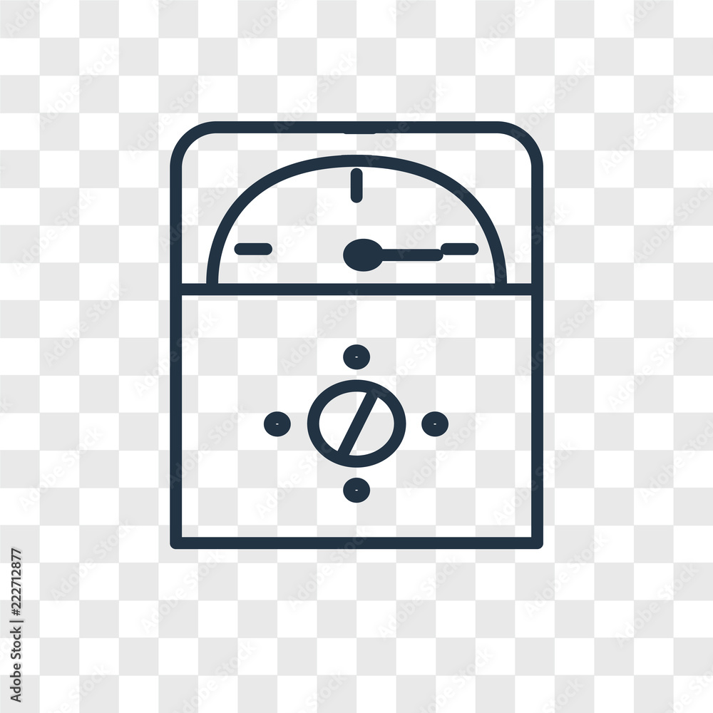 Poster screen icons isolated on transparent background. modern and editable screen icon. simple icon vector