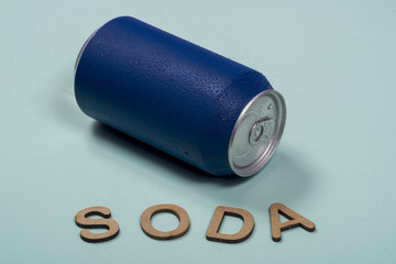Colour aluminum soda can