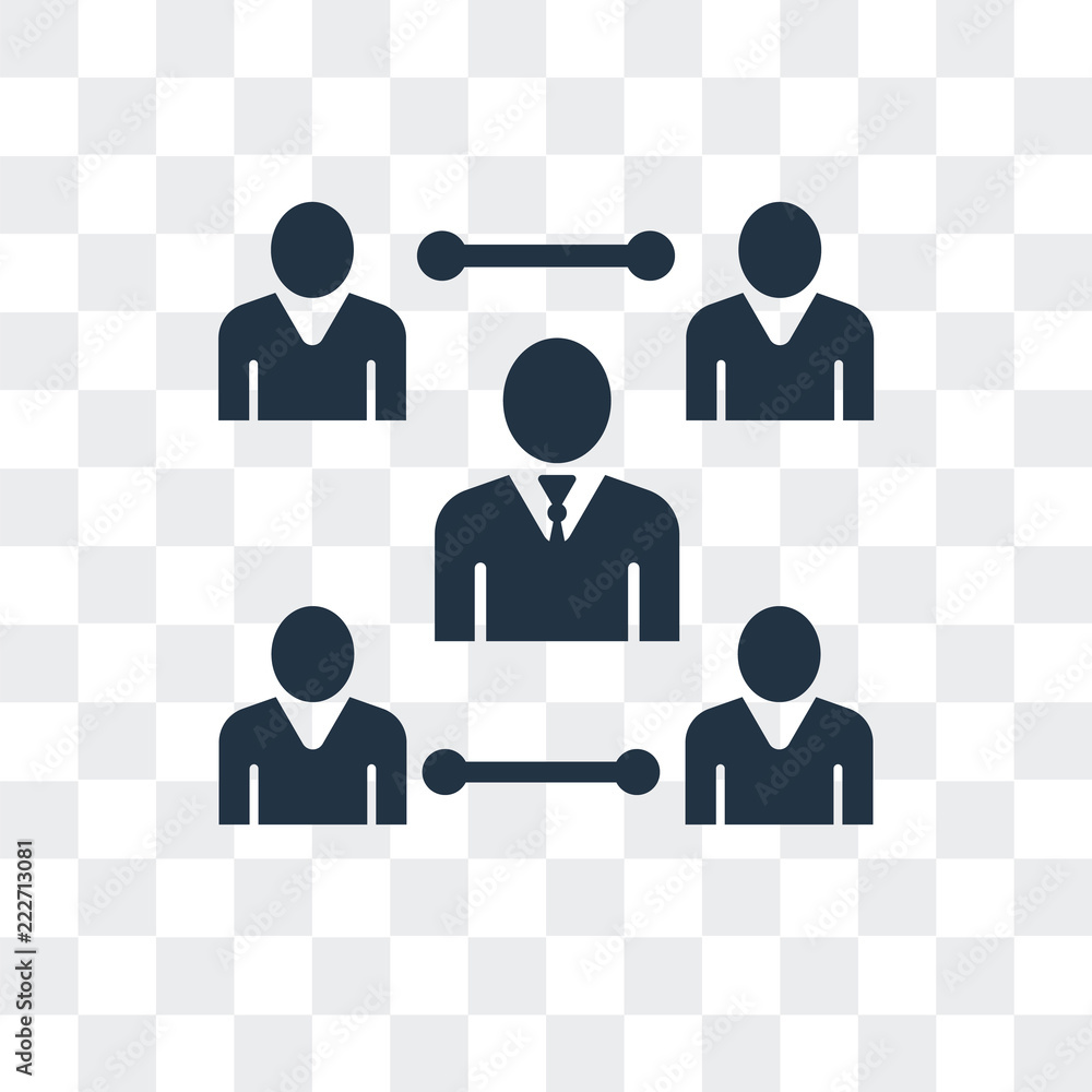 Poster network icon isolated on transparent background. modern and editable network icon. simple icons vect