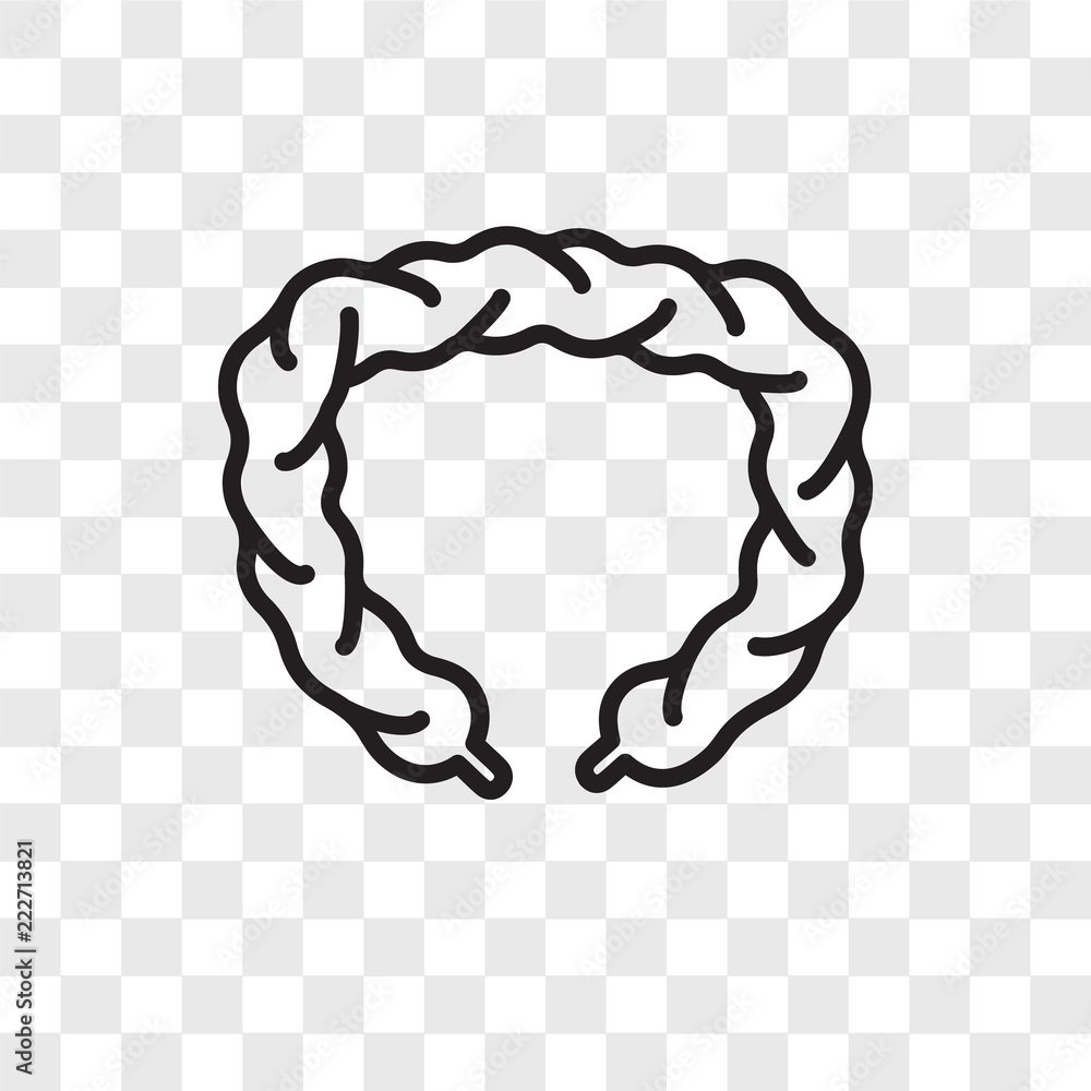 Poster intestines icons isolated on transparent background. modern and editable intestines icon. simple ico