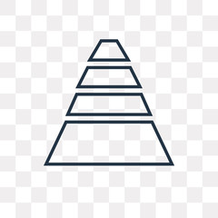 graph icon on transparent background. Modern icons vector illustration. Trendy graph icons