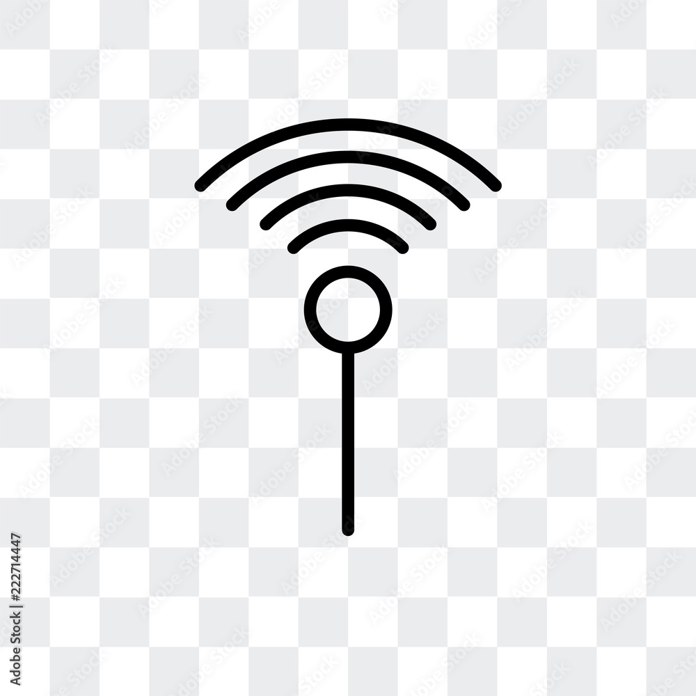 Poster network icon isolated on transparent background. modern and editable network icon. simple icons vect
