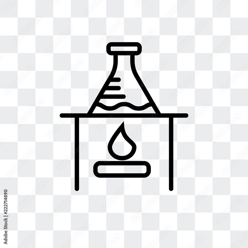 Poster flask icon isolated on transparent background. modern and editable flask icon. simple icons vector i