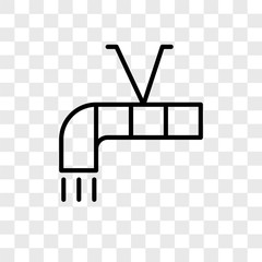 air conditioner icons isolated on transparent background. Modern and editable air conditioner icon. Simple icon vector illustration.