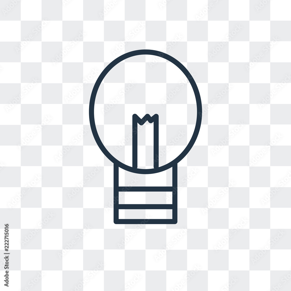 Poster lights icon isolated on transparent background. modern and editable lights icon. simple icons vector