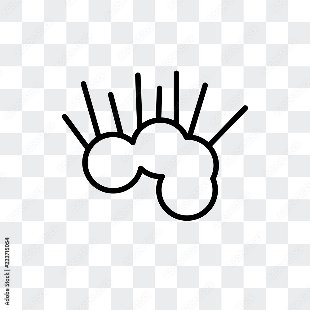 Poster explosion icon isolated on transparent background. modern and editable explosion icon. simple icons 