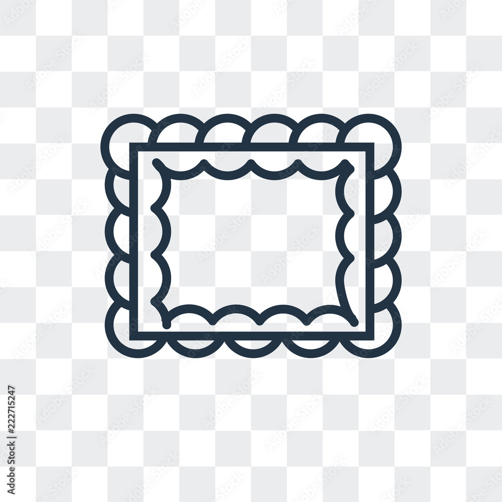 Poster cracker icon isolated on transparent background. modern and editable cracker icon. simple icons vect