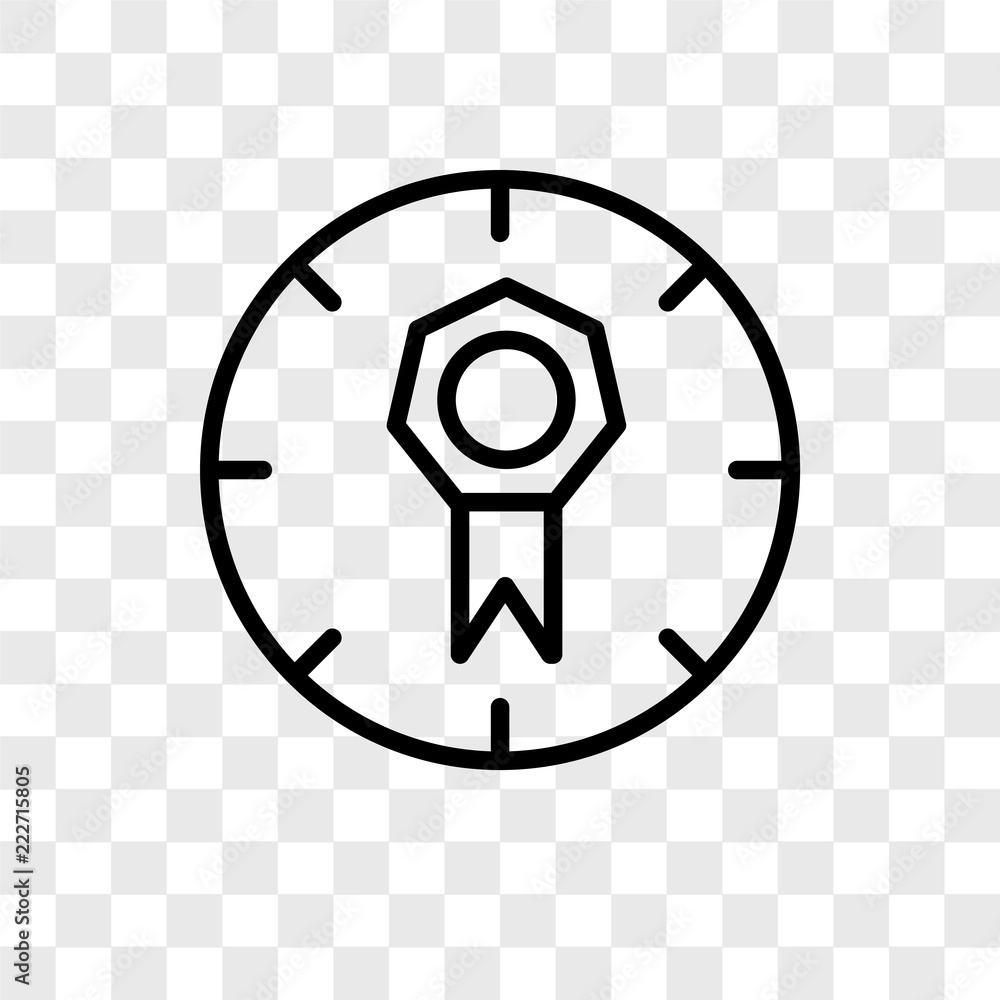 Poster quality icons isolated on transparent background. modern and editable quality icon. simple icon vect