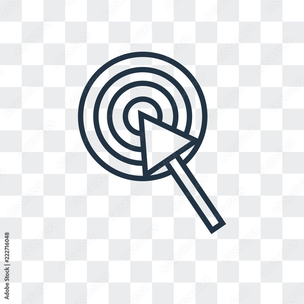 Poster dart board icon isolated on transparent background. modern and editable dart board icon. simple icon