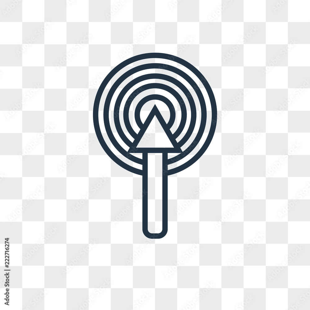 Poster target icon isolated on transparent background. modern and editable target icon. simple icons vector