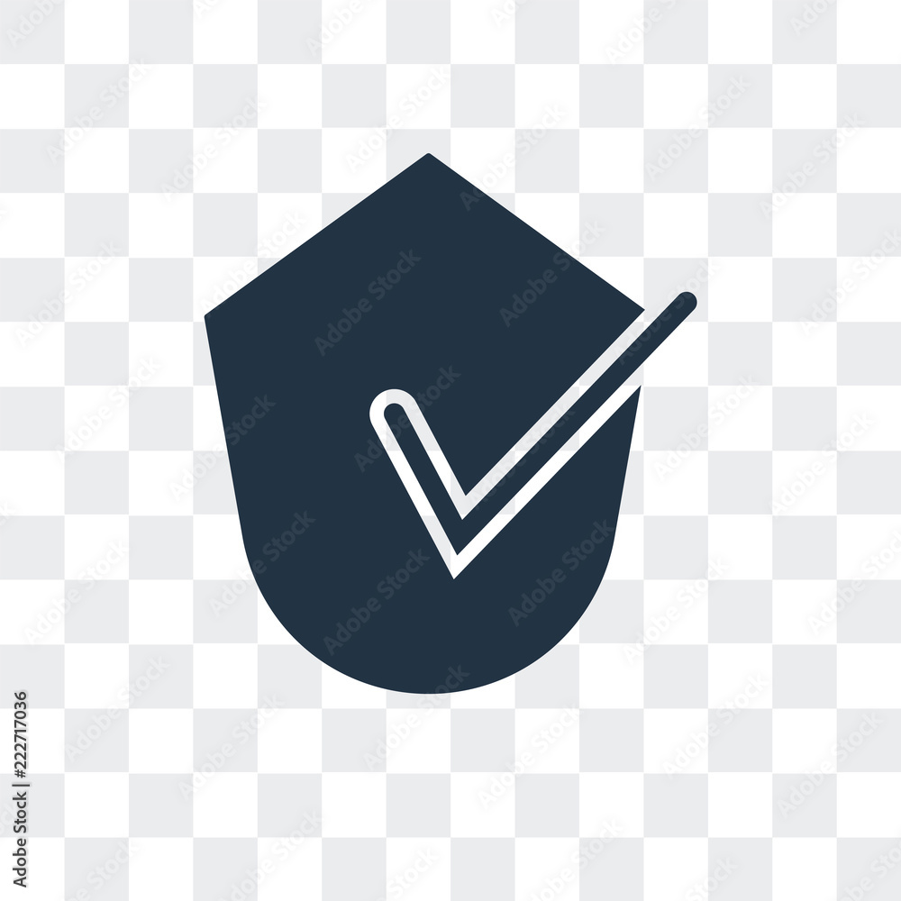 Poster shield icon isolated on transparent background. modern and editable shield icon. simple icons vector