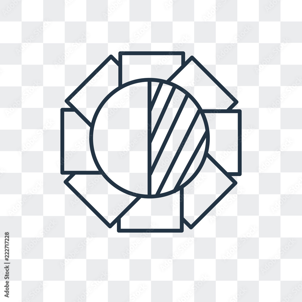 Poster brightness icon isolated on transparent background. modern and editable brightness icon. simple icon