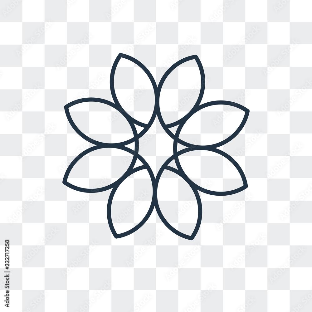 Poster de icon isolated on transparent background. modern and editable de icon. simple icons vector illustr