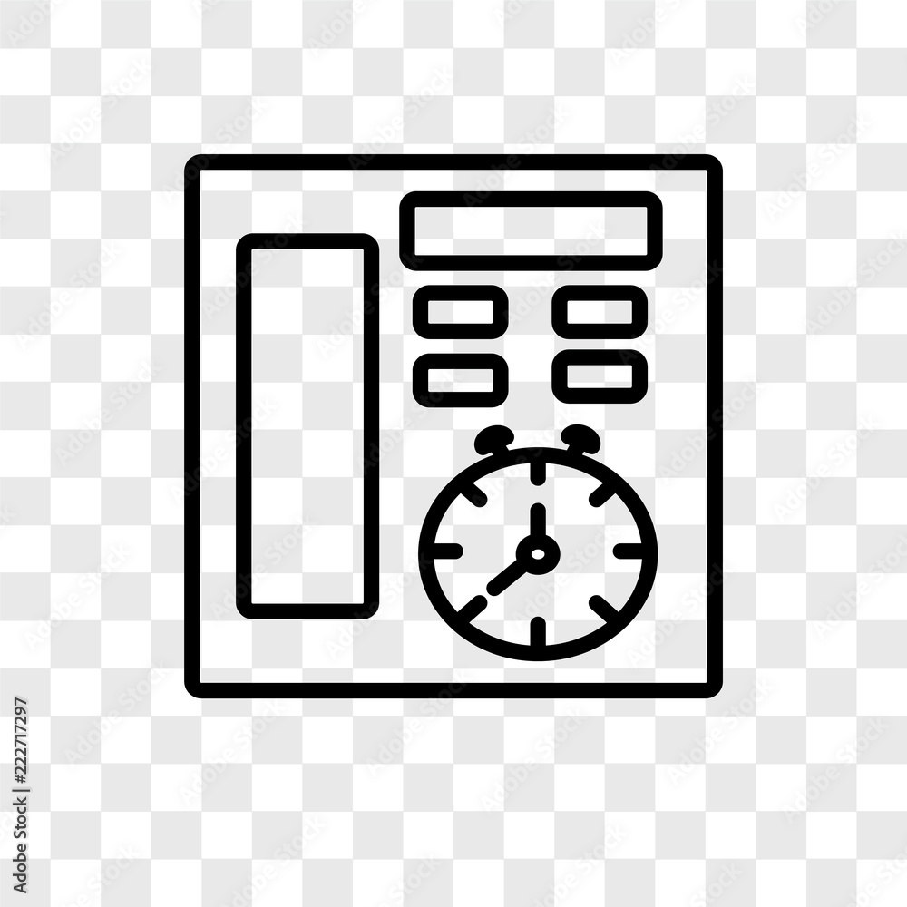 Poster service icons isolated on transparent background. modern and editable service icon. simple icon vect