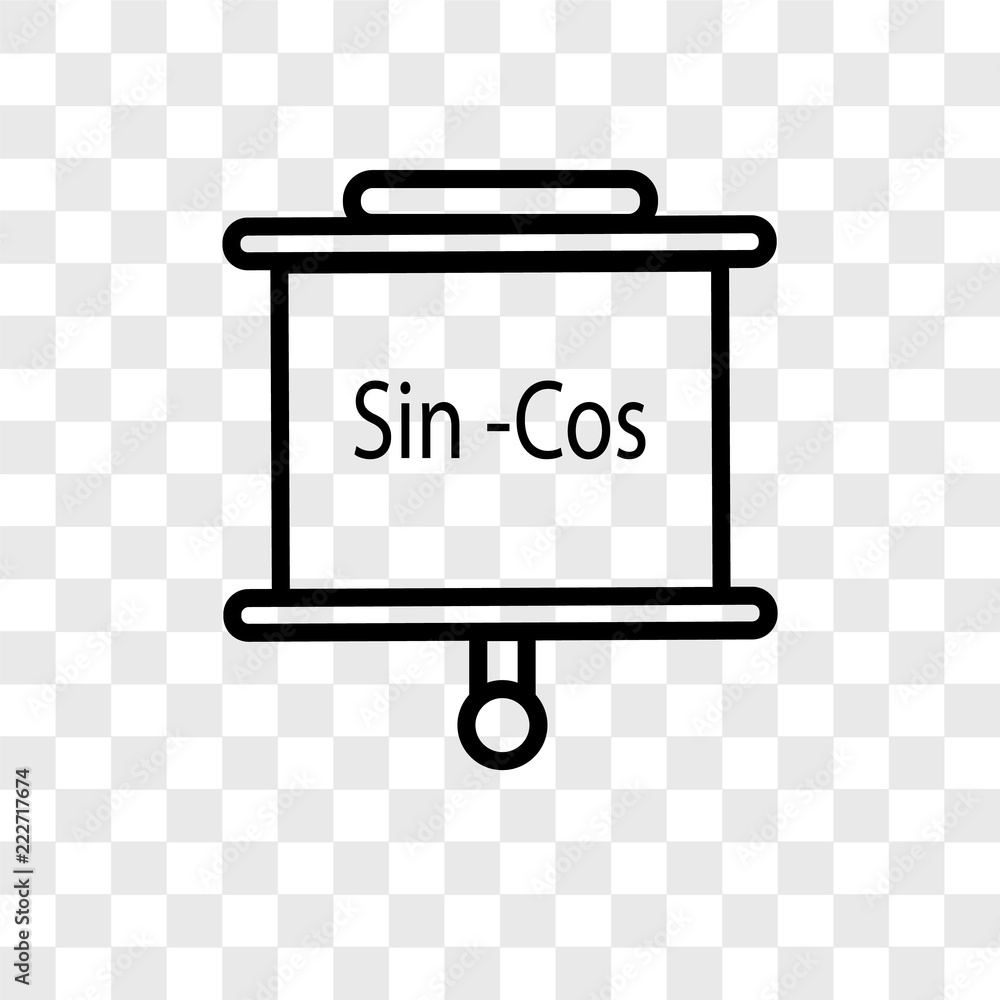 Poster panel icons isolated on transparent background. modern and editable panel icon. simple icon vector i