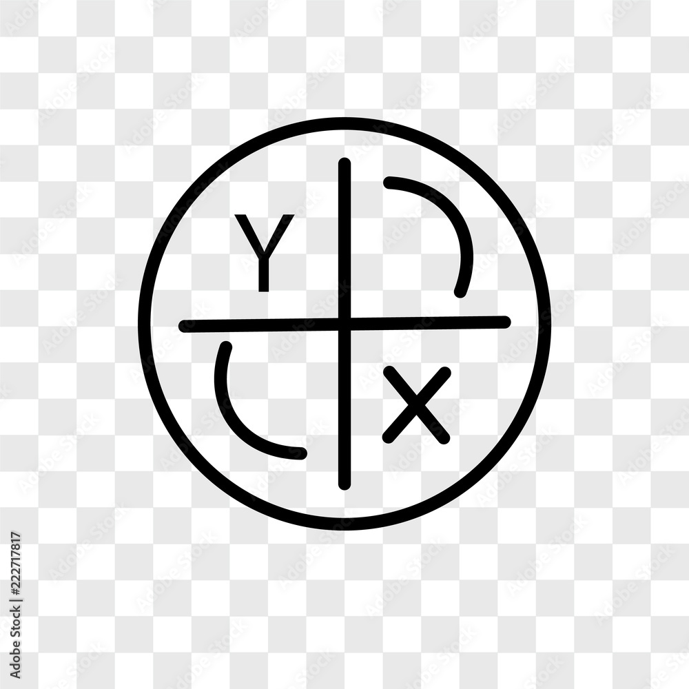 Poster axis icons isolated on transparent background. modern and editable axis icon. simple icon vector ill