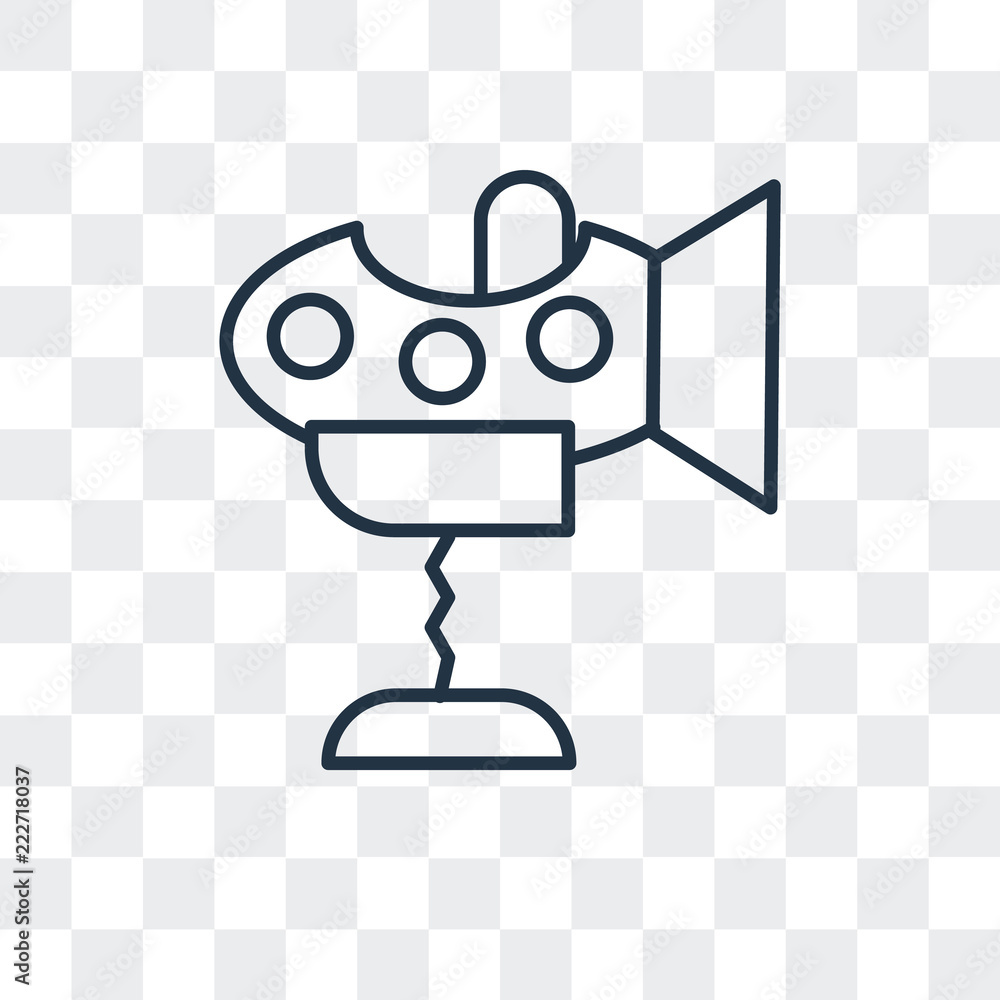 Poster rocket icon isolated on transparent background. modern and editable rocket icon. simple icons vector
