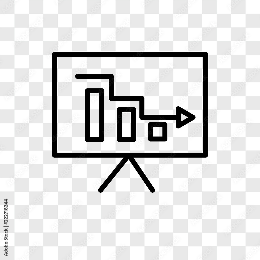 Poster analytics icons isolated on transparent background. modern and editable analytics icon. simple icon 