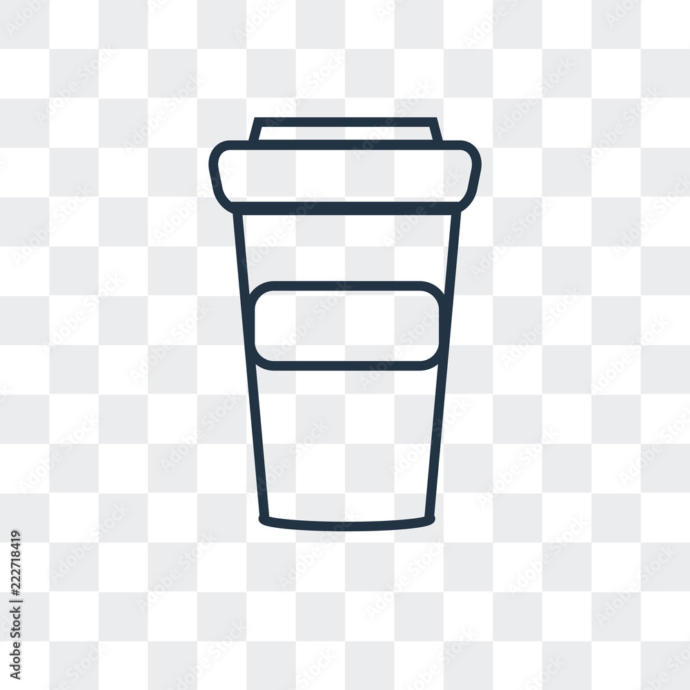 Poster drink icon isolated on transparent background. modern and editable drink icon. simple icons vector i