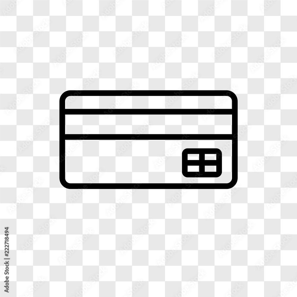 Poster card icons isolated on transparent background. modern and editable card icon. simple icon vector ill