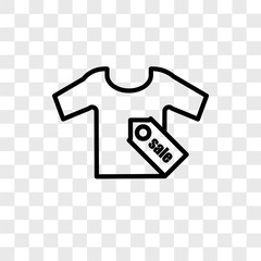 Fototapeta premium sales icons isolated on transparent background. Modern and editable sales icon. Simple icon vector illustration.