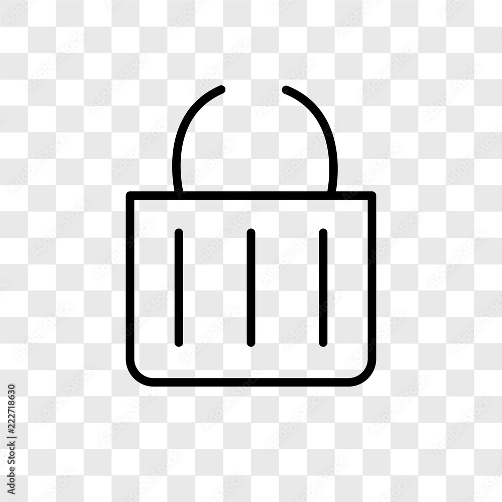 Poster cart icons isolated on transparent background. modern and editable cart icon. simple icon vector ill